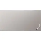Legamaster Glasboard , mit 2 Magneten & 1 Glasboard Marker, B 2000 x T 4,4 x H 1000 mm, gehärtetes Sicherheitsglas, matt, warm grey