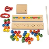 Toys for Life Sortiere die Perlen Montessori Holz Spiel