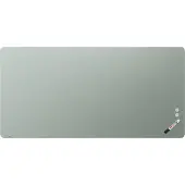 Legamaster Glasboard RC, mit 2 Magneten & 1 Glasboard Marker, B 1000 x T 4,4 x H 2000 mm, gehärtetes Sicherheitsglas, matt, sage green