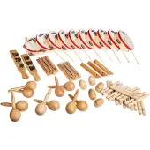 Voggenreiter Percussion-Set „Holz“, 42-teilig