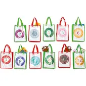 Betzold XXL Adventskalender zum Selbstbefüllen, mit DIN A4 Einschub, wiederverwendbar