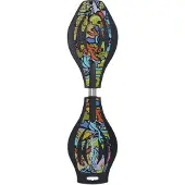 Schildkröt Fitness Skateboard Waveboard GOOD VIBES Graffiti