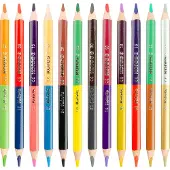 Kores - Kolores - Jumbo Dou 12 Coloured Pencils (93252)