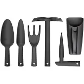 Prosperplast Gartenwerkzeug Set RESPANA Schwarz