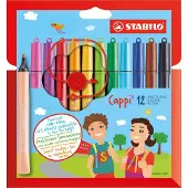Stabilo Filzstifte - Cappi - 12 st. - Mehrfarbig - - One Size - Filzstifte
