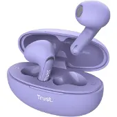 Trust Yavi, True Wireless Stereo (TWS), 20 - 20000 Hz, Anrufe/Musik, 36 g, Kopfhörer, Violett