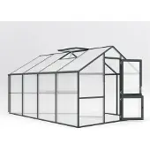 KGT Gewächshaus "Nelke IV" tannengrün 12,7 m² 16 mm HKP