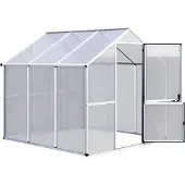 KGT Gewächshaus "Callas III" pressblank 5,2 m² 6 mm HKP