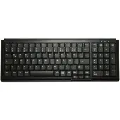 Cherry Design Active Key Industrietastatur IP68 Kompakt Kabelgebunden Schwarz DE C7000, Volle Größe (100%), Kabelgebunden, USB, Scherenschalter, QWERTZ, Schwarz