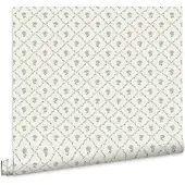 Laura Ashley Vliestapete "Kate" kariert glatt 10mx52cm (ca. 5m2)
