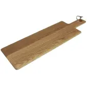 Gastronoble Olympia Servierbrett | Eichenholz mit Griff | 11,5 x 40cm | 4 Bretter