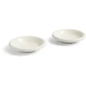 HAY Barro Schale, weiß, Ø 20 cm, 2er-Set, Terrakotta - , Barro, Weiß, Gips / Ton, Design