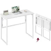 Vasagle Kleiner klappbarer Schreibtisch für flexibles Homeoffice LWD151WF01