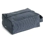 HAY Kulturbeutel Grid Wash Bag Small Dark Blue
