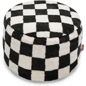 Fatboy - Point Teddy Chess Hocker, schwarz / creme