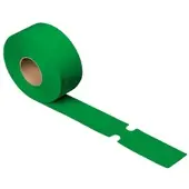 Logiplast 1000 Stück Schlaufenetiketten 65 x 283 mm, Grün