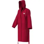 Arena Bademantel Zeal - Red-white - XXL