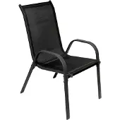 Mojawo Gartengarnitur Sitzgarnitur 3-teilig L80xB80xH74cm Non-Wood Anthrazit