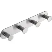 BRILLANTBAD BEASY Hakenleiste Edelstahl gebürstet 31x255x45 mm für Bad & Küche >> zum Kleben