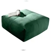 KAWOLA Hocker PALACE Polsterhocker velvet smaragd