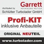 SCHLÜTTER TURBOLADER Lader, Aufladung PROFI KIT - mit orig. GARRETT Turbo NEUTEIL AT 166-00865