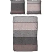 TRAUMSCHLAF Mako-Satin Bettwäsche Kansas 240x220 cm + 2x 80x80 cm rose