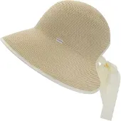 Chillouts Sonnenhut "Red Oak Hat" Femininer Sonnenhut mit Schleife am Hinterkopf