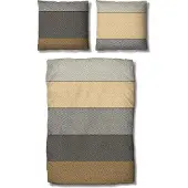 TRAUMSCHLAF Mako-Satin Bettwäsche Kansas 135x200 cm + 80x80 cm braun