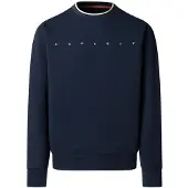 Hackett für Herren. HM5800087 Sweatshirt mit marineblauem Logo (S), Lässig, Baumwolle