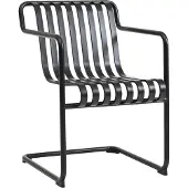 HAY - Palissade Cantilever Dining Armlehnenstuhl, anthrazit