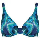 Naturana Badmode Unwattierter Bikini BH Dames | Grösse: 38F | Farbe: Navy-Blau