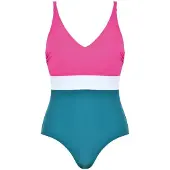 Naturana Badmode Badeanzüge Dames | Grösse: 38D | Farbe: Blau/Pink