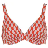Naturana Badmode Unwattierter Bikini BH Dames | Grösse: 42E | Farbe: Rot