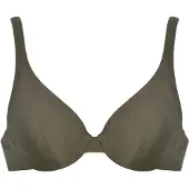 Naturana Badmode Gemoldefer Bikini BH Dames | Grösse: 44D | Farbe: Olivgrün