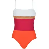 Naturana Badmode Badeanzüge Dames | Grösse: 42D | Farbe: Weinrot