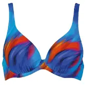 Naturana Badmode Gemoldefer Bikini BH Dames | Grösse: 42D | Farbe: Blau