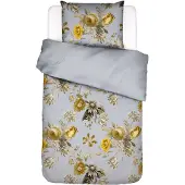 Essenza Florean Grau Bettwäsche 1p set 135x200+1 Kissenbezug