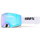 100% Skibrille Snow Goggle NORG HiPER,White- Mirror Black Lens