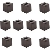 Gastronoble Bolero Taschentuchbox Kubus - schwarz - Kunststoff - 10 Boxen