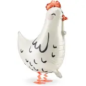 Party Deco Ballon alu - Poule