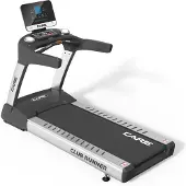 Care CLUB RUNNER LED - Professionelles Laufband - Höchstgeschwindigkeit 25 km/h - 36 Programme - Motorisierte Steigung bis 17 % - Einsatz im Fitnessstudio oder zu Hause