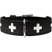 Hunter Halsband Swiss Schwarz für Hunde 65