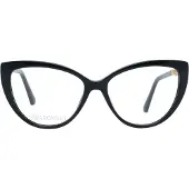 Swarovski Elegante Schwarze Katzenaugen Designer-Brille