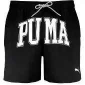 Puma Swim Men Track Mid Shorts 1P Black Black Xl