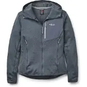 Rab Sweatjacke Ascendor Hoody Damen Steel-M