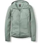Rab Sweatjacke Ascendor Hoody Damen Dark Fig Green-M