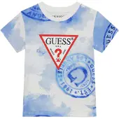 GUESS T-Shirt N6GI02 K8HM4 Blau Regular Fit 104