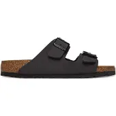 Birkenstock Arizona Birkibuc Unisex velvet gray/black buckles (960) Normal 40