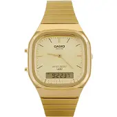 Casio AQ-240EG-9AEF Edgy Collection Herrenuhr AnaDigi Goldfarben