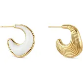 GUESS Ohrringe JUBE06 159JW Weiß